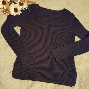 V-Neck Pullover Sweater